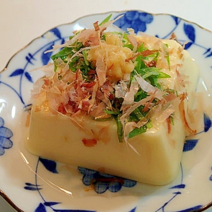 大葉と生姜とかつお節の卵豆腐 レシピ 作り方 By ぷ みぃまま 楽天レシピ 大葉と生姜とかつお節の卵豆腐 レシピ 作り方 By ぷ みぃまま 楽天レシピ